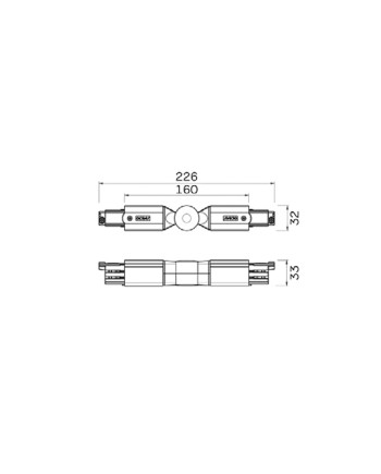 CARRILES T * CONECTOR ESQUINA AJUSTABLE BLANCO